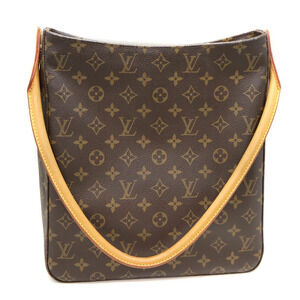 Louis Vuitton Hobo One LV Shoulder Looping Bag Canvas Brown Monogram